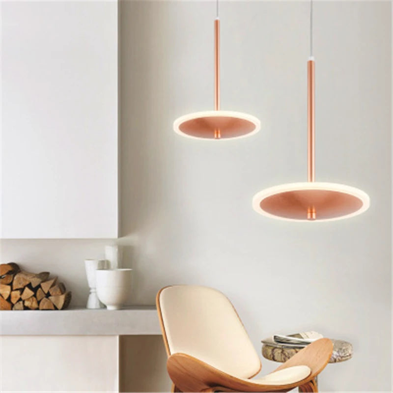 suspension nordique créative en métal pour intérieur moderne - vue 2 sur 8