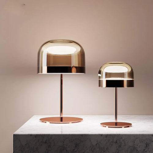 lampes de table nordiques en verre coloré pour intérieur élégant - vue 2 sur 18