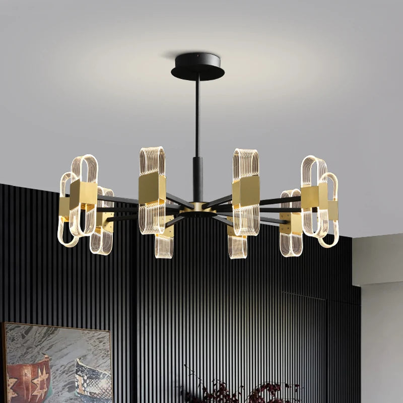 lustre de luxe design pour un éclairage nordique élégant - vue 4 sur 17