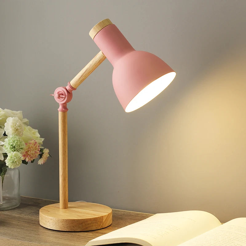 lampe de bureau nordique réglable pour lecture et protection des yeux