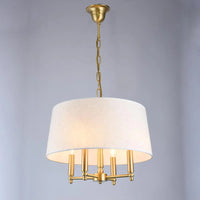 lustre en cuivre véritable pour décoration moderne intérieure
