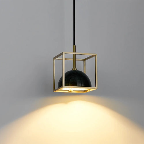 Suspension en marbre à tête unique