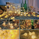 guirlande lumineuse à led en forme de boule pour extérieur et décoration