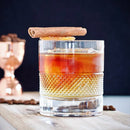 Verres a whisky old fashioned relief epais elegants