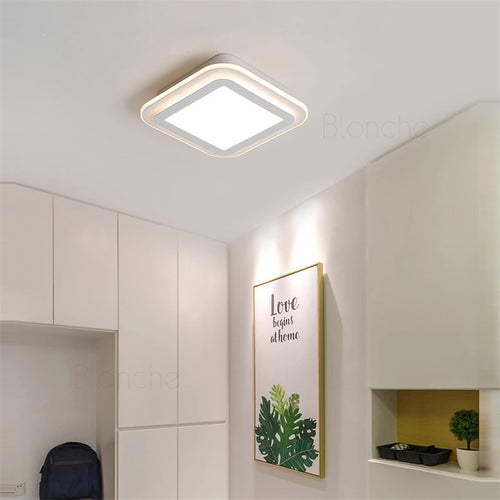 plafonnier nordique moderne à leds acrylique pour décoration intérieure - vue 7 sur 10