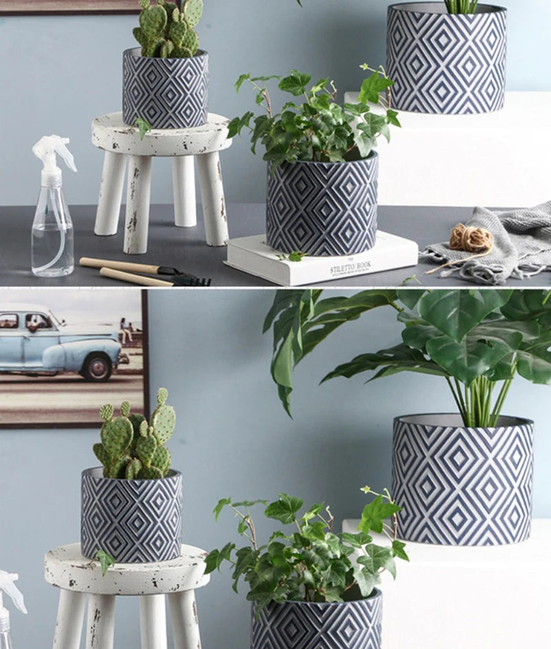 moule en silicone pour fabriquer des pots de fleurs décoratifs - vue 4 sur 10