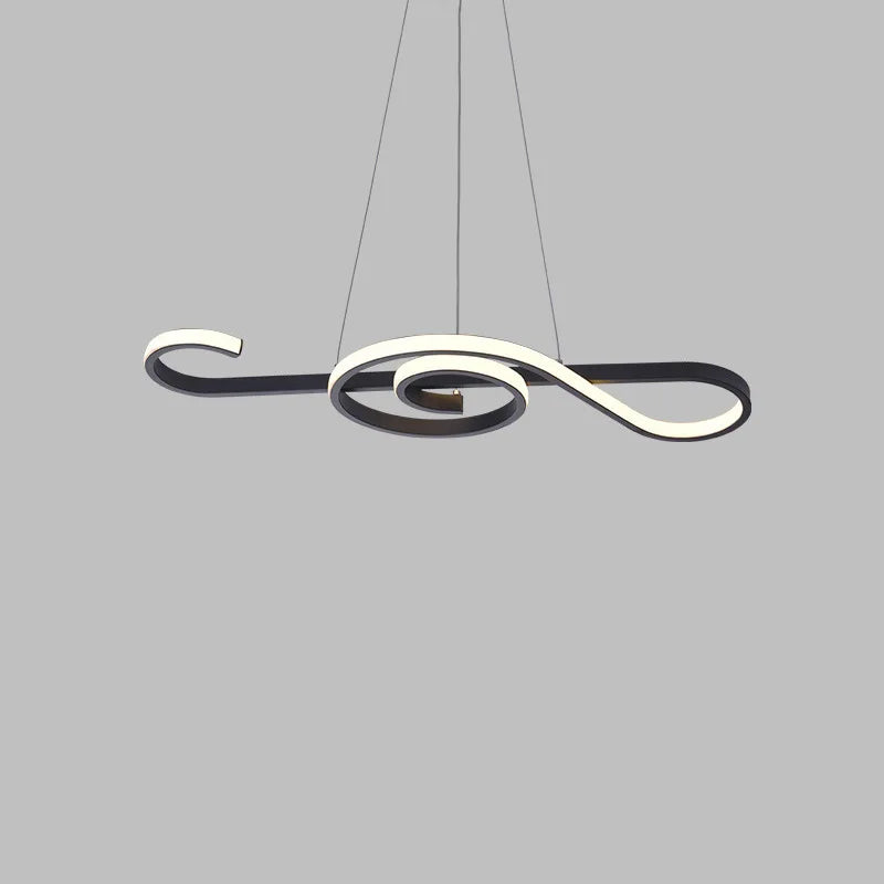 lustre nordique moderne led pour décoration intérieure - vue 3 sur 9