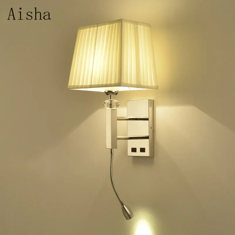 applique murale led moderne en acier inoxydable pour décoration intérieure - vue 2 sur 8