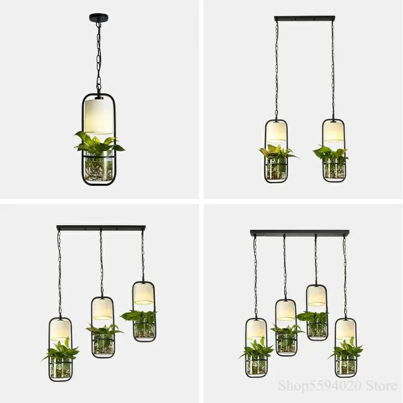 suspension industrielle simple art fer moderne chinoise - vue 6 sur 13