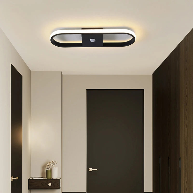 plafonnier led avec détecteur de mouvement pir idéal pour intérieur - vue 5 sur 14