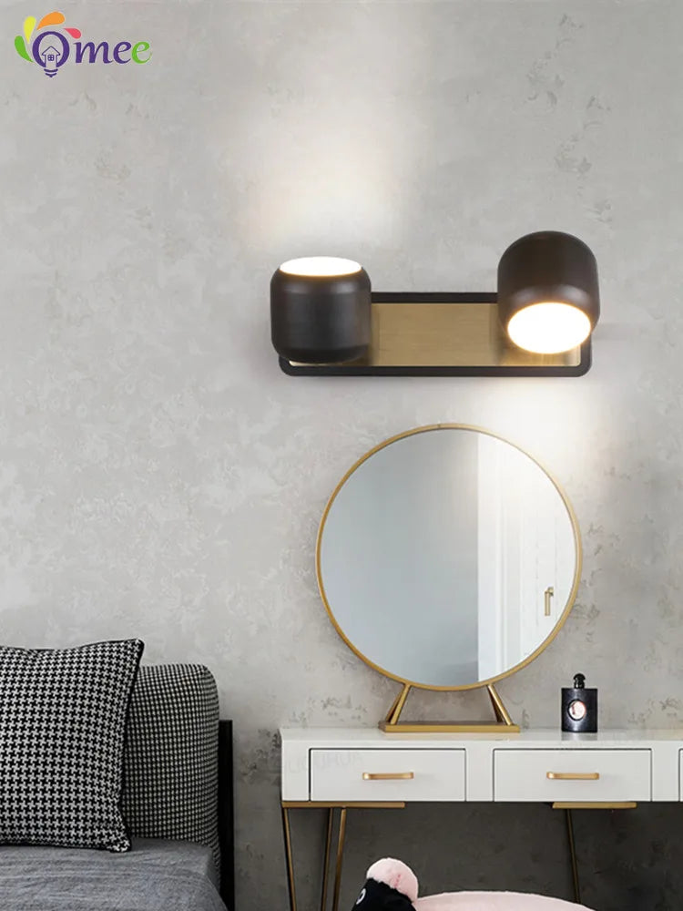 (Source de lumière LED incluse) applique murale nordiques à LED - vue 6 sur 12