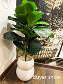 branche de ficus artificielle pour décoration automnale tropicale