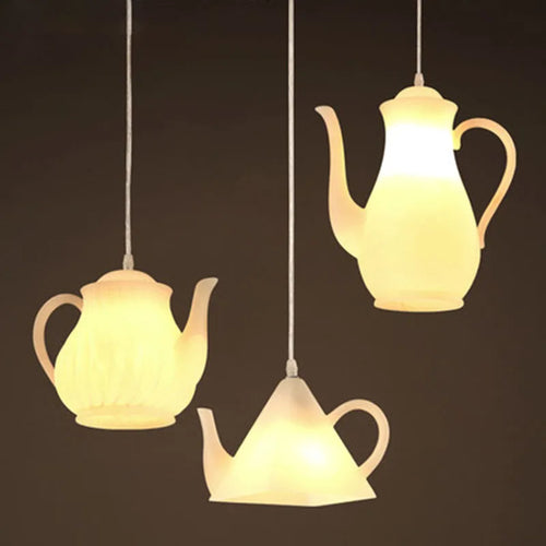 Suspension en résine avec tasse de thé et théière - vue 4 sur 7