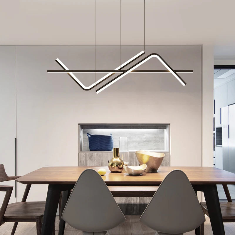 lustre led moderne pour restaurant hôtel café bureau