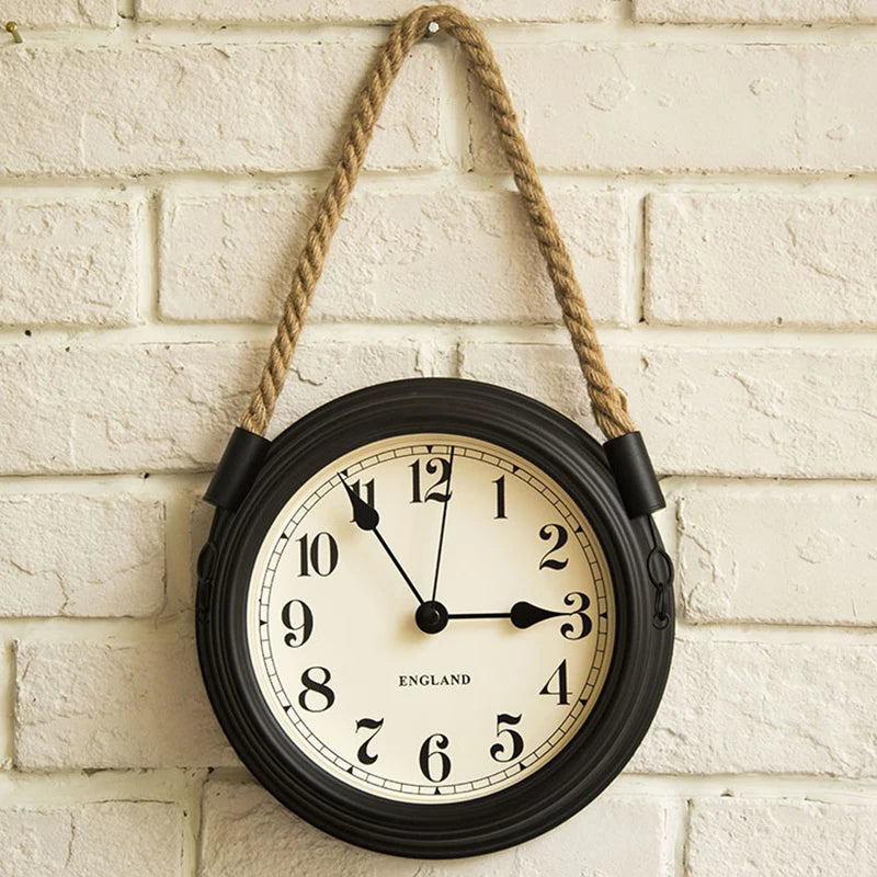 horloge murale en métal vintage décoration créative pour votre intérieur