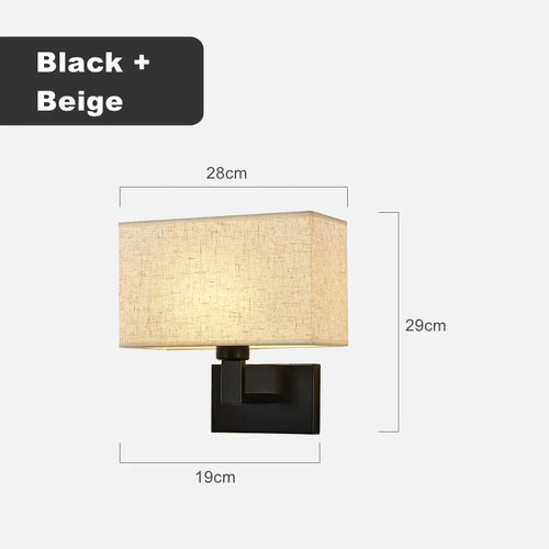 applique murale moderne en tissu style américain carré décoratif - vue 9 sur 11