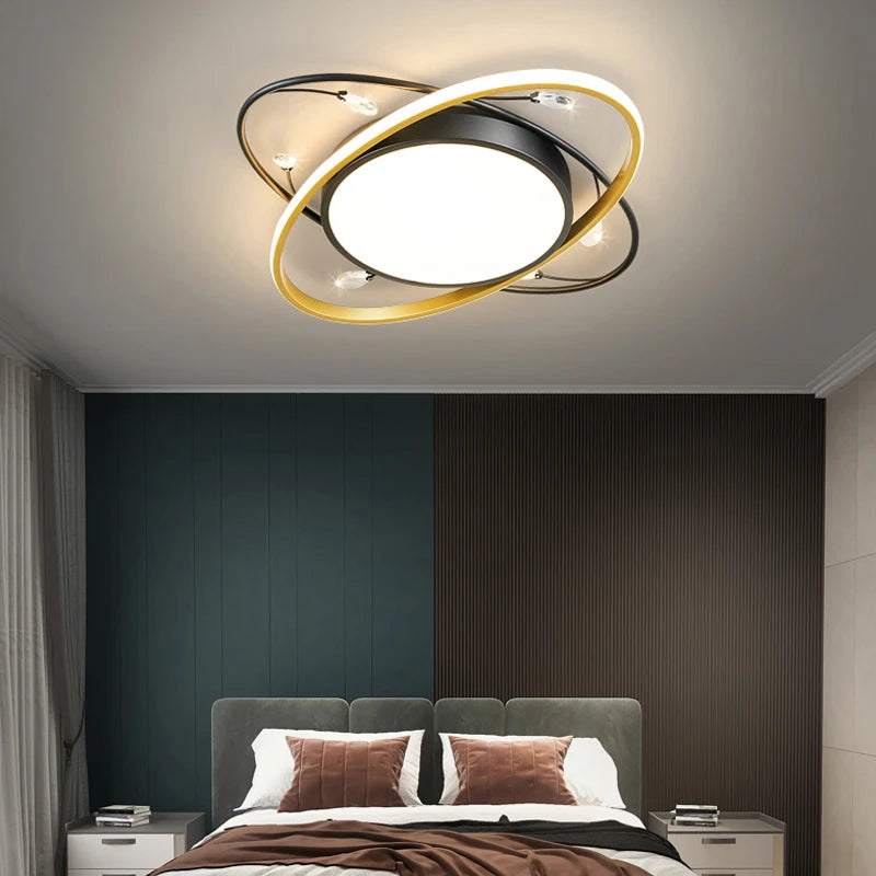 plafonnier moderne led pour décoration intérieure nordique - vue 7 sur 14