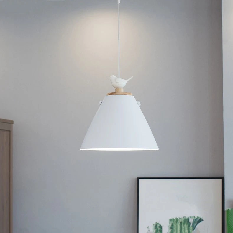 suspension nordique design oiseau luminaires pour escalier - vue 7 sur 7
