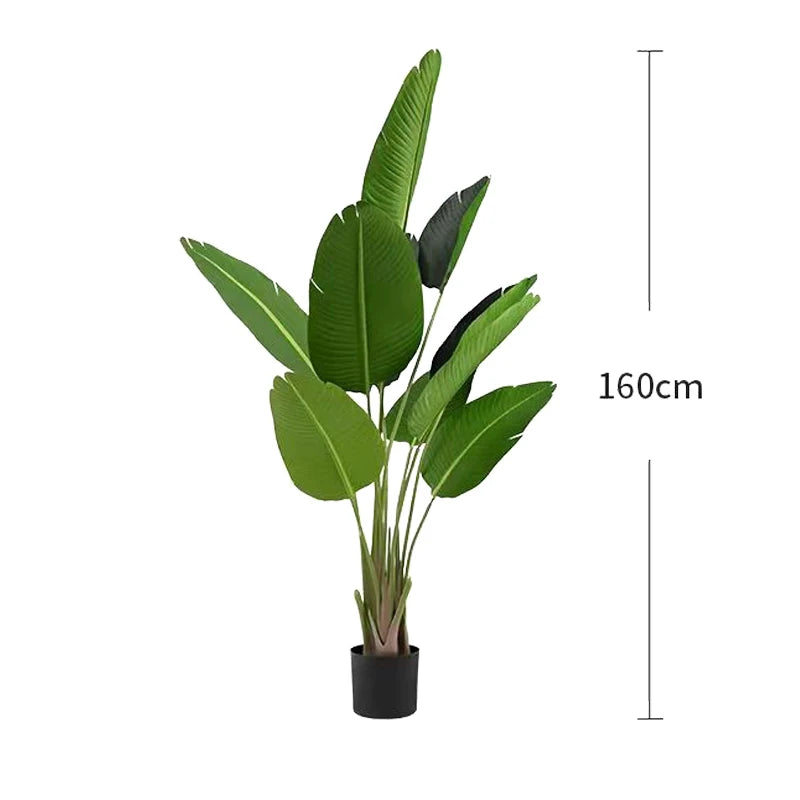 plantes tropicales arbre artificiel en pot décoration intérieure et extérieure - vue 5 sur 8