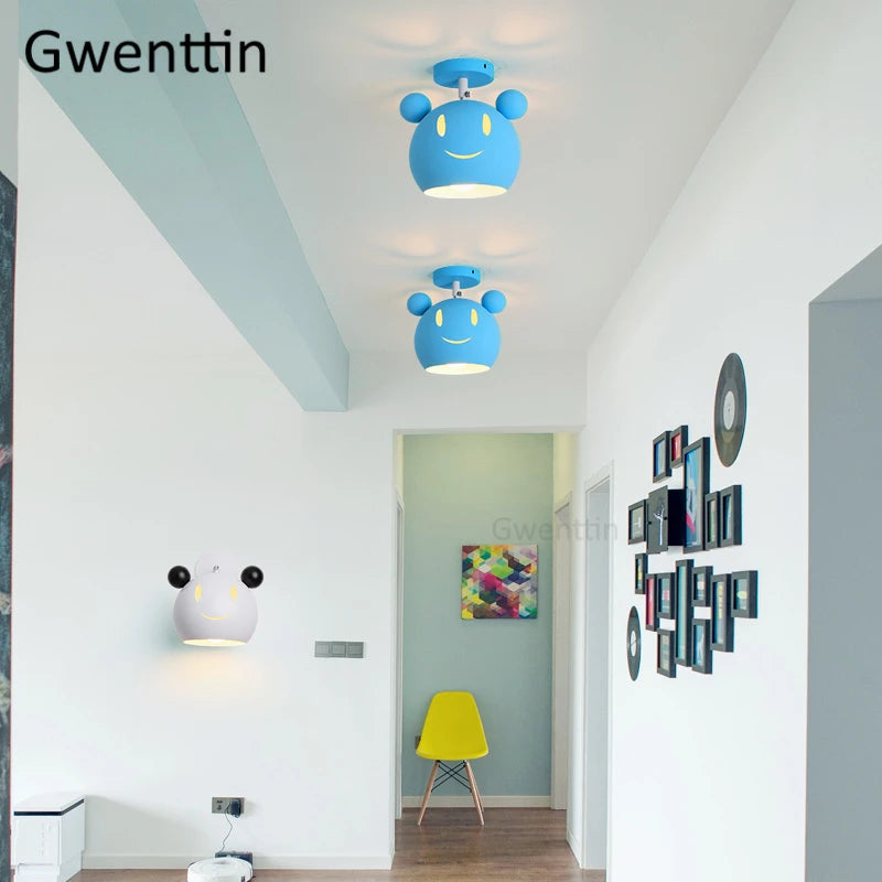 suspension lumineuse nordique pour enfants design moderne décoratif - vue 4 sur 18