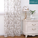 Voilage moderne imprimé floral style européen salon chambre