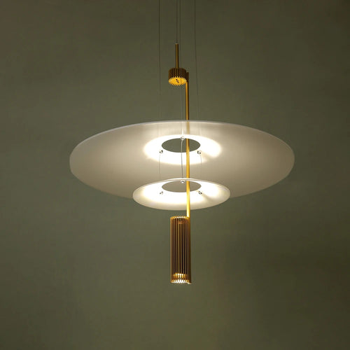 lustre moderne de flamant rose led pour décoration loft - vue 2 sur 20
