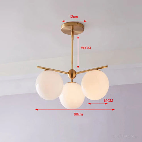 lustre led moderne décoratif nordique pour cuisine restaurant - vue 9 sur 8