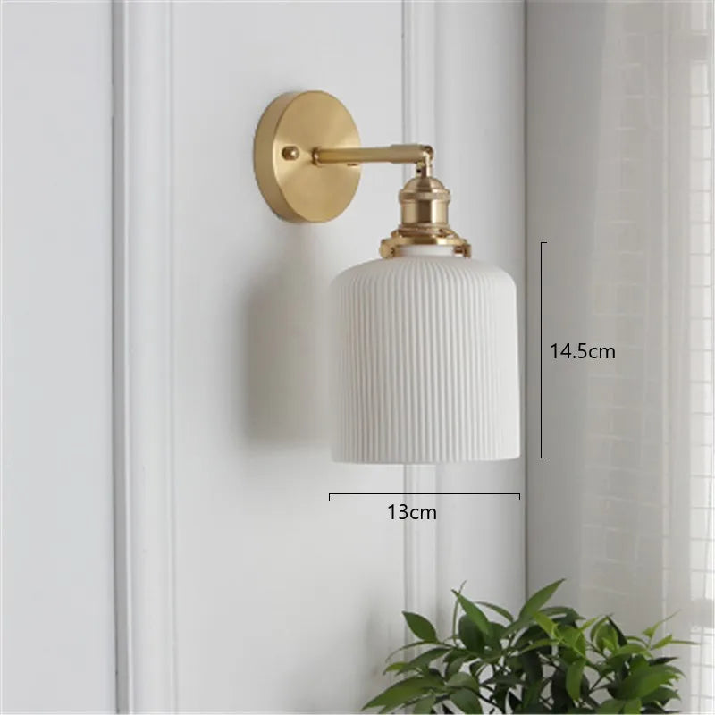 applique murale en porcelaine blanche design nordique élégant pour intérieur - vue 11 sur 12