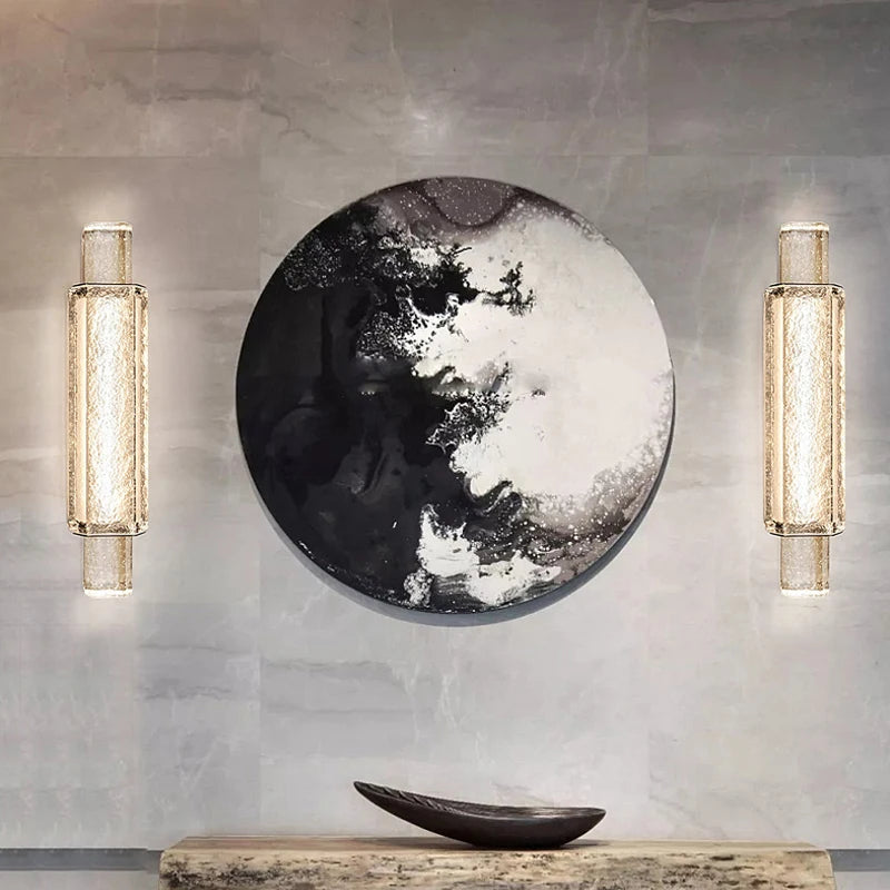 applique murale en cristal à led pour décoration intérieure lumineuse - vue 5 sur 8