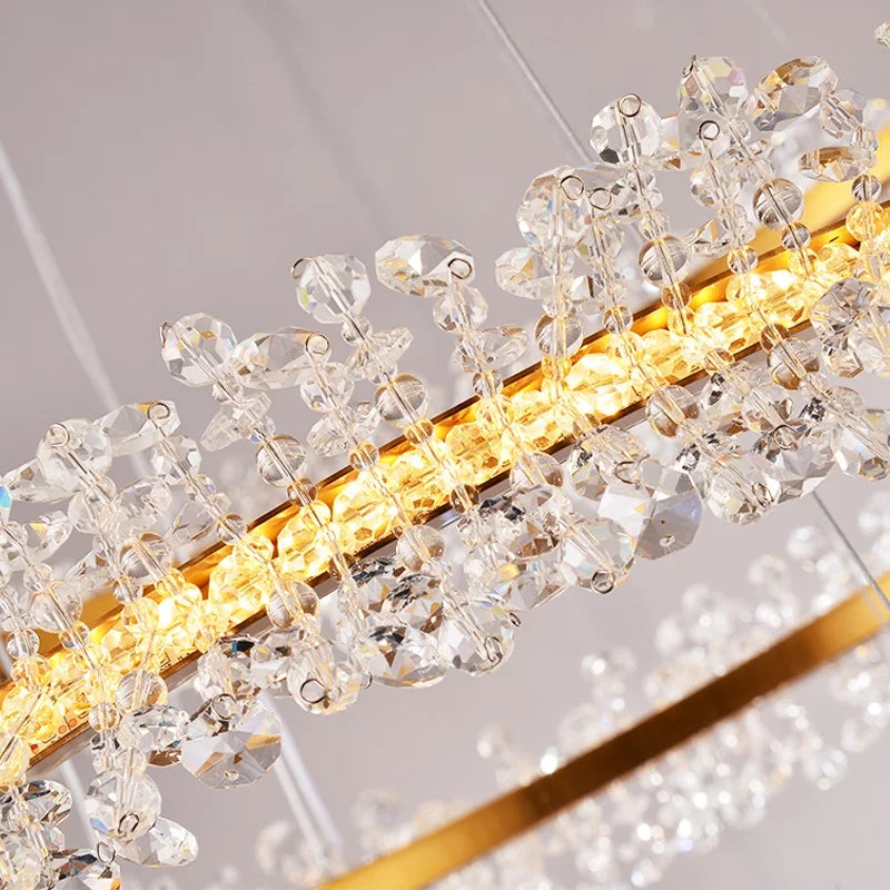 suspension en cristal design nordique pour intérieur moderne - vue 5 sur 21