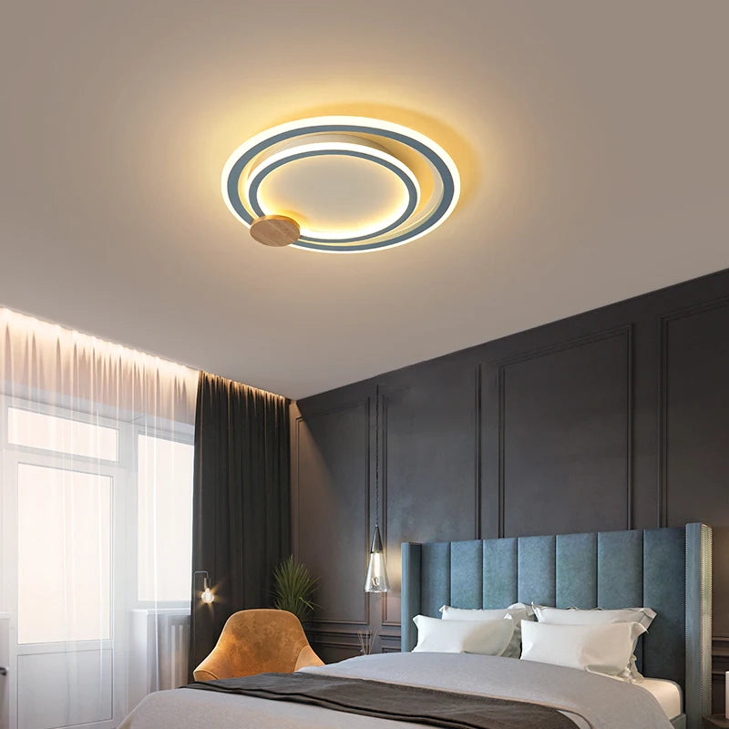 plafonnier led moderne en aluminium design pour intérieur élégant - vue 4 sur 8