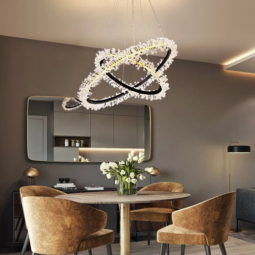 suspension en cristal design nordique pour intérieur moderne - vue 5 sur 21