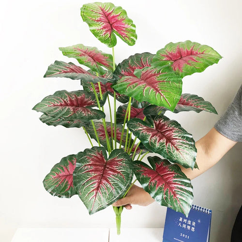 palmier tropical artificiel avec feuilles de bananier pour décoration intérieure - vue 4 sur 9