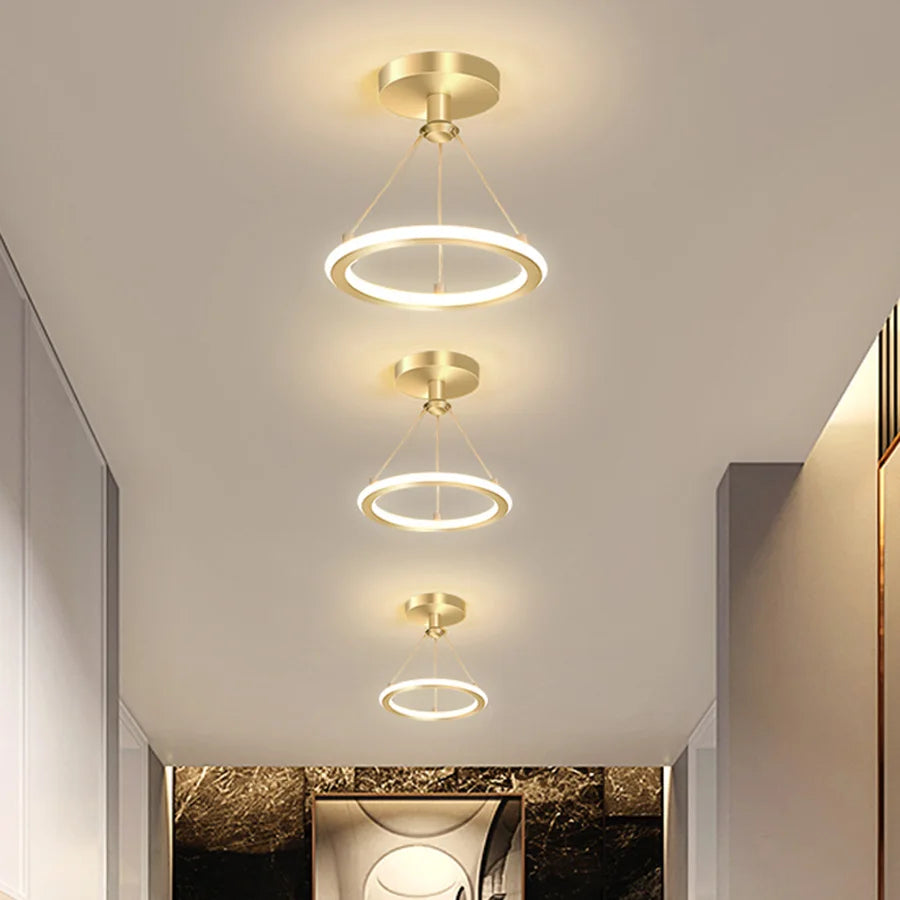 plafonnier moderne à leds design rond pour intérieur élégant - vue 4 sur 8