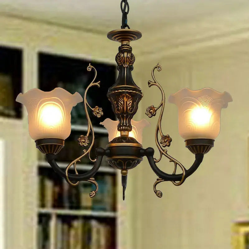 lustre style européen pour éclairage intérieur et décoration maison - vue 8 sur 12