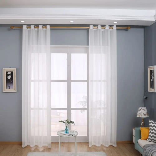 Rideau art deco rayures style europeen salon chambre - vue 2 sur 10