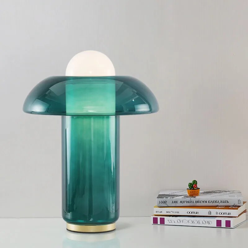 Lampe émeraude minimaliste boutique