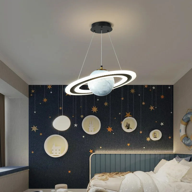 suspension design boule en verre pour décoration intérieure enfant - vue 6 sur 8