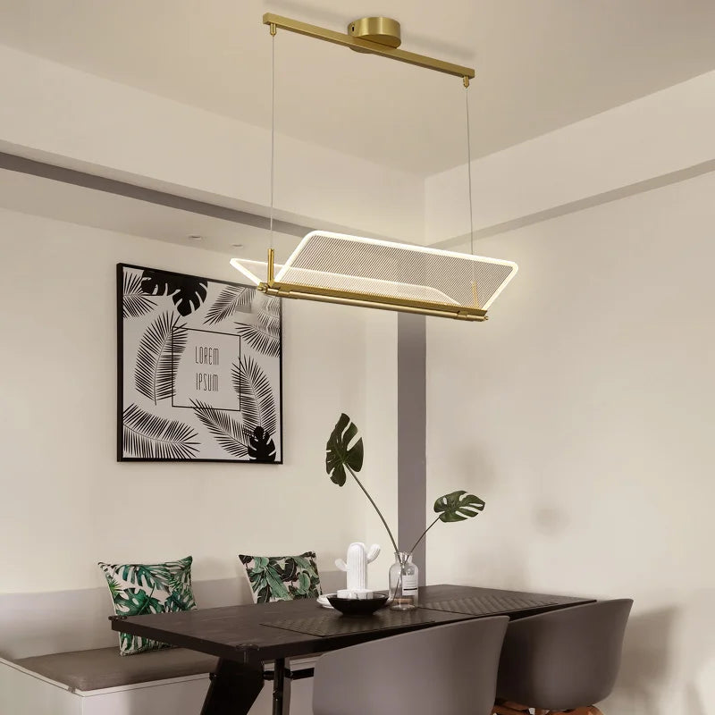 suspension design minimaliste luxe pour intérieur moderne