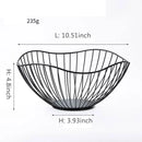 bols de rangement modernes en métal pour collations et fruits