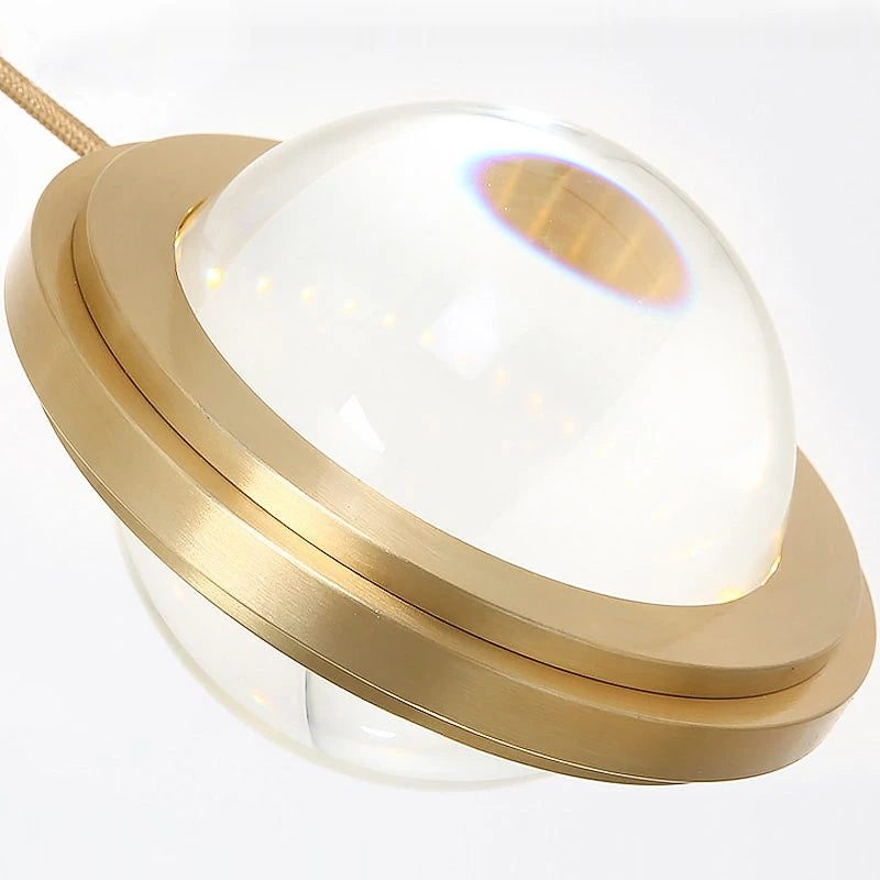 suspension en cristal moderne pour éclairage intérieur luxe - vue 3 sur 12