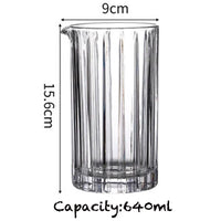 Verre à cocktail clouté relief 700 ml design