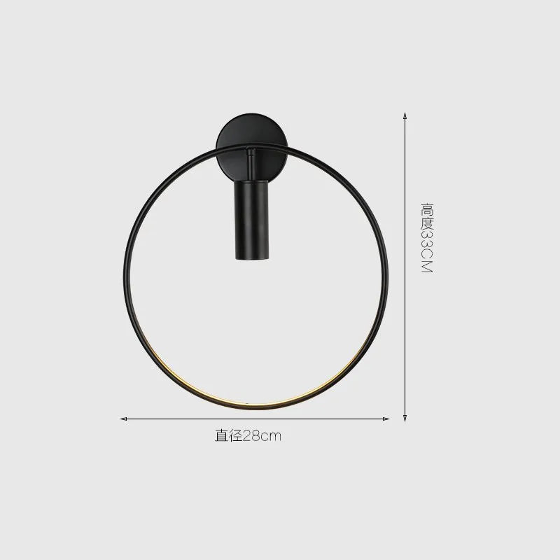 applique murale nordique minimaliste créative pour décoration intérieure