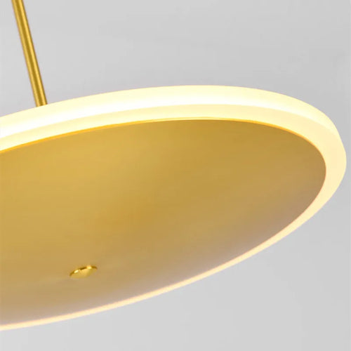 suspension led design nordique luxe métal linéaire pour intérieur - vue 6 sur 12