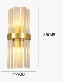 applique murale moderne led en cristal design élégant pour intérieur - vue 19 sur 23