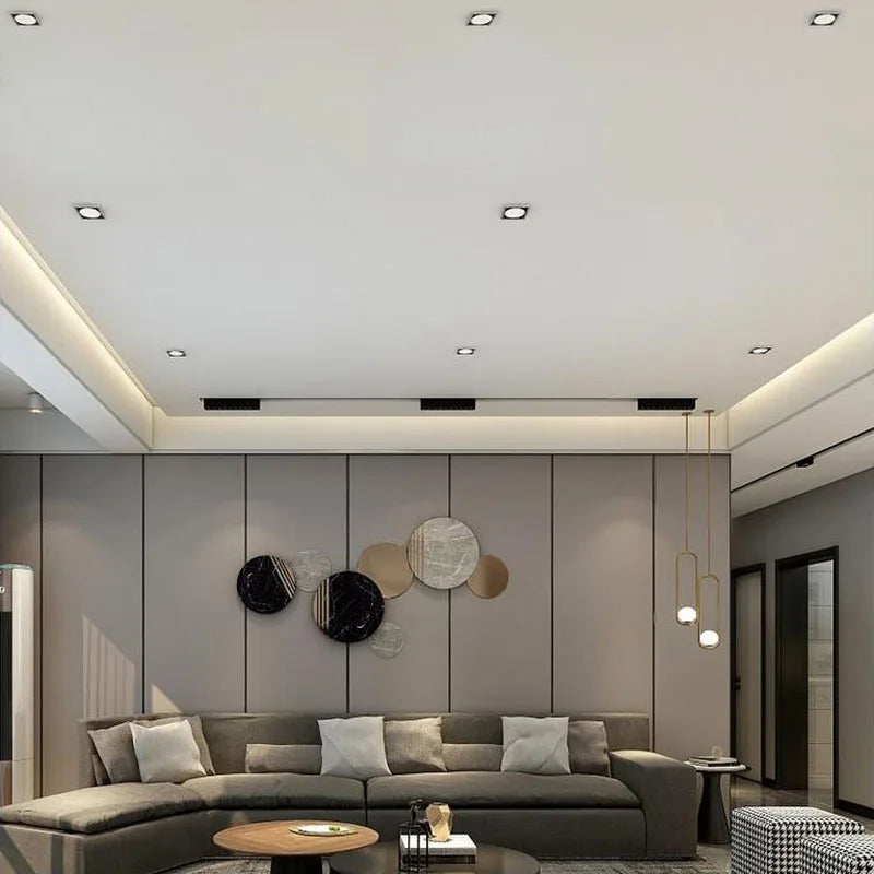 spots led encastrables carrés à intensité variable pour éclairage intérieur - vue 7 sur 7
