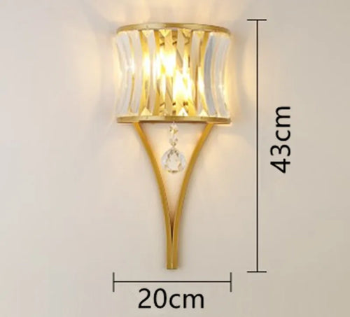 applique murale moderne en cristal pour un éclairage élégant - vue 3 sur 7