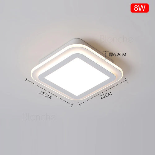 plafonnier nordique moderne à leds acrylique pour décoration intérieure - vue 10 sur 10