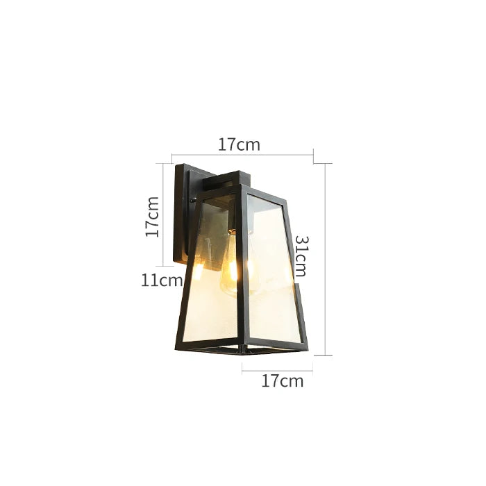 applique murale extérieure moderne pour jardin et terrasse