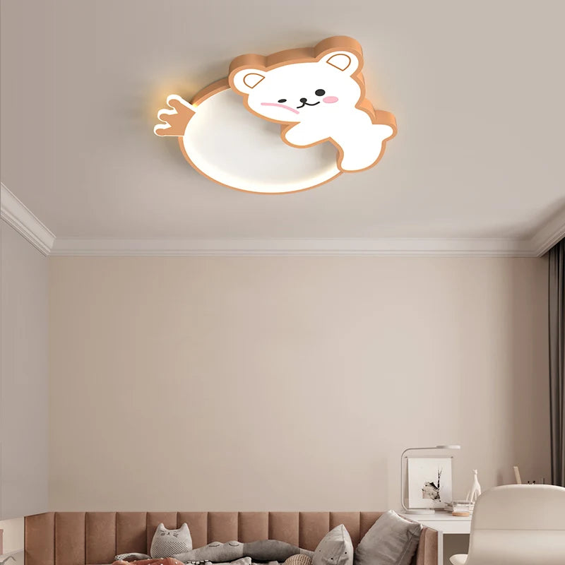 plafonnier ours mignon pour intérieur et décoration enfant - vue 5 sur 10